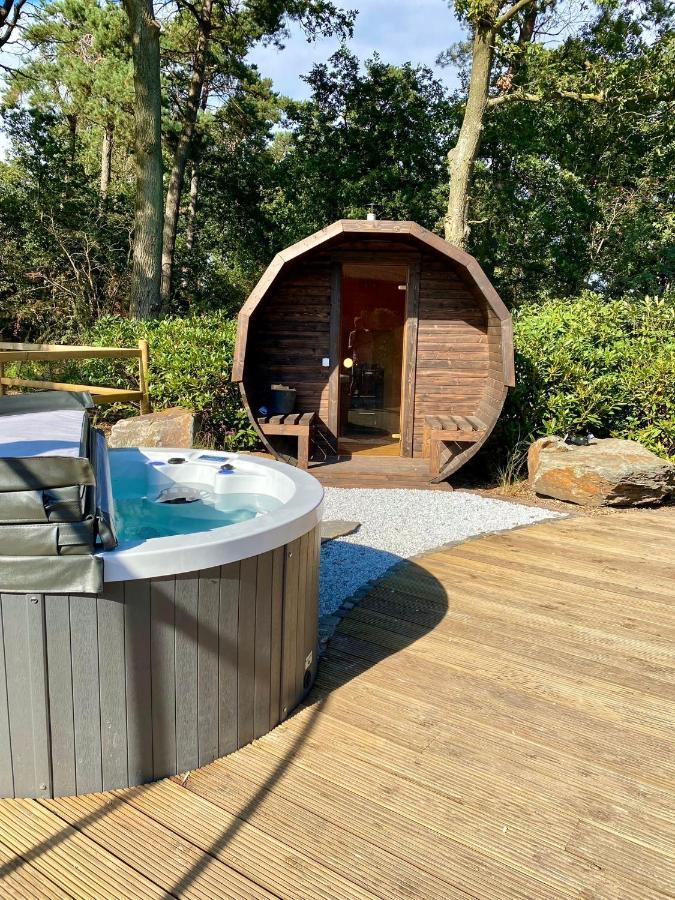 Luxe Finse Kota Met Jacuzzi En Saunabarrel De Zandhoef إيرسل المظهر الخارجي الصورة